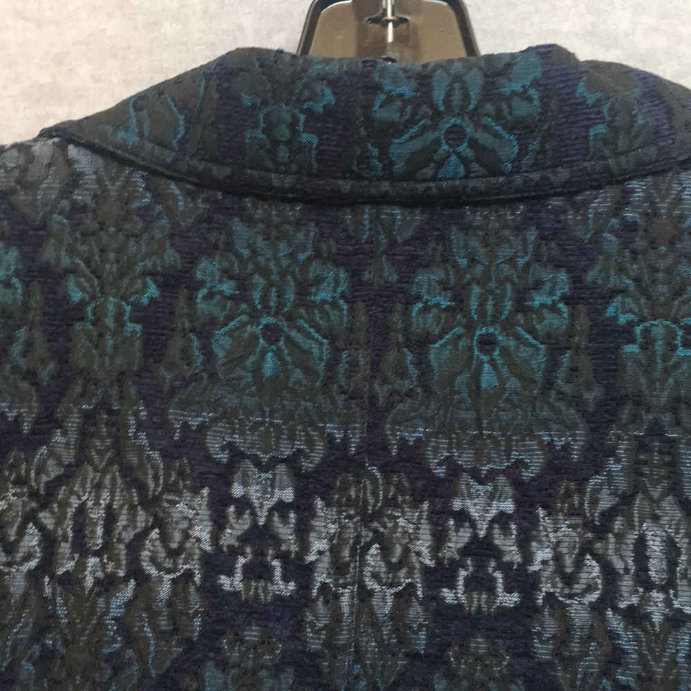 Erin by Erin London 3X Brocade Type Fabric Career Fully Lined Classic Jacket - Picture 5 of 10